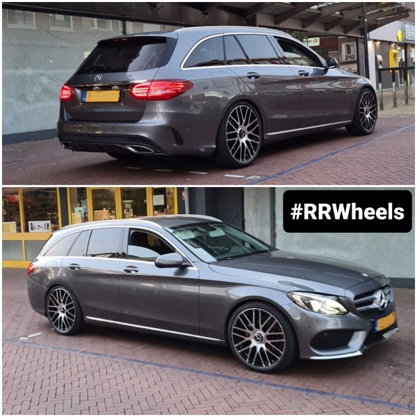 Mercedes C Estate met nieuwe 20 inch MB wielen in 5x112 8.5J ET40!