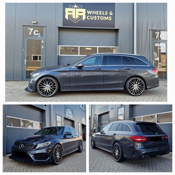 Mercedes S205 C43 AMG V8 Bi-Turbo voorzien van 20 inch velgen in 8.5J ET38 en 9.5J ET42 inclusief Michelin Pilot Sport 5 in 245 20 20 en 275 35 20!