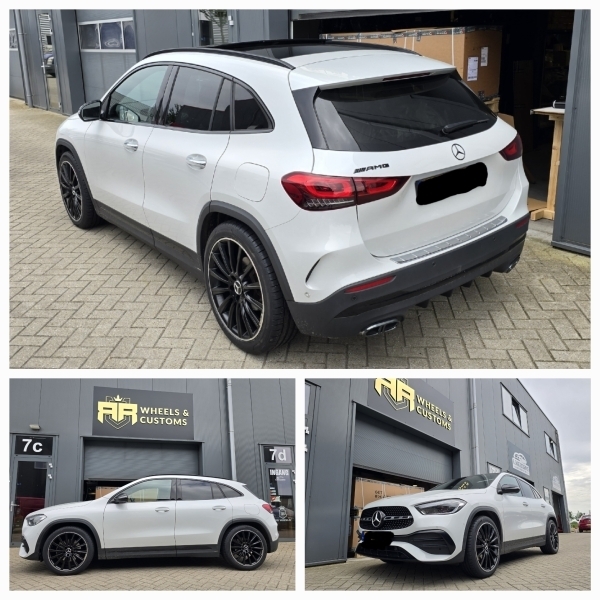 Mercedes-Benz GLA H247 met nieuwe 20 inch JF Luxury velgen MB Model in inclusief nieuwe Hankook Evo3 Banden in 235 45 20!