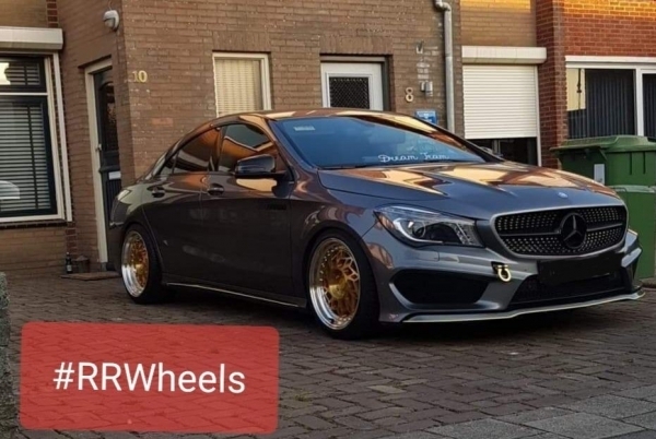 Mercedes CLA voorzien van een 18 inch breedset Regen5 5x112 8.5j 9.5j