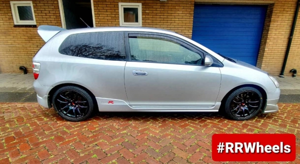 Honda Civic Type R met nieuwe Japan Racing JR29 Magic Purple in 17 inch 5x114,3 8J ET35