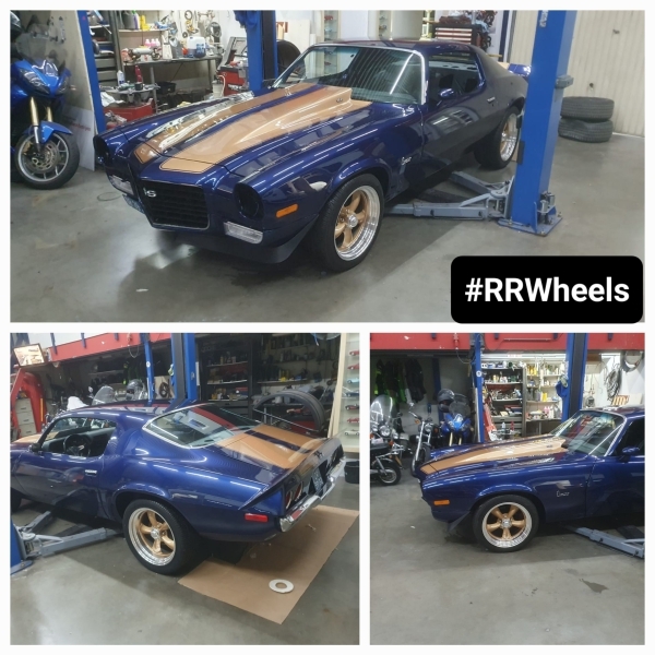  Deze Chevrolet Camaro uit 1972 hebben wij voorzien van nieuwe American Racing Wheels type VN215 Torq Thurst 2 in 8J ET0 en 9J ET0! Geweldige velgen voor deze muscle car!