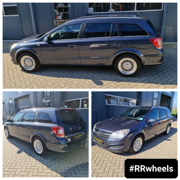  Opel Astra voorzien van 16 inch Lenso BSX in 5x110 7.5J ET35 inclusief Michelin banden!