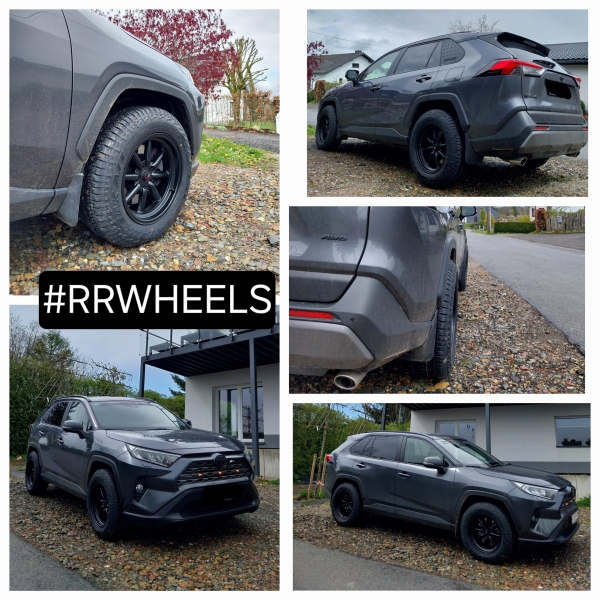  Toyota Rav4 hebben wij voorzien van een speciale fitment! Japan Racing JR19 in 17 inch 5x114.3 8J ET0 inclusief 4x4 banden! 