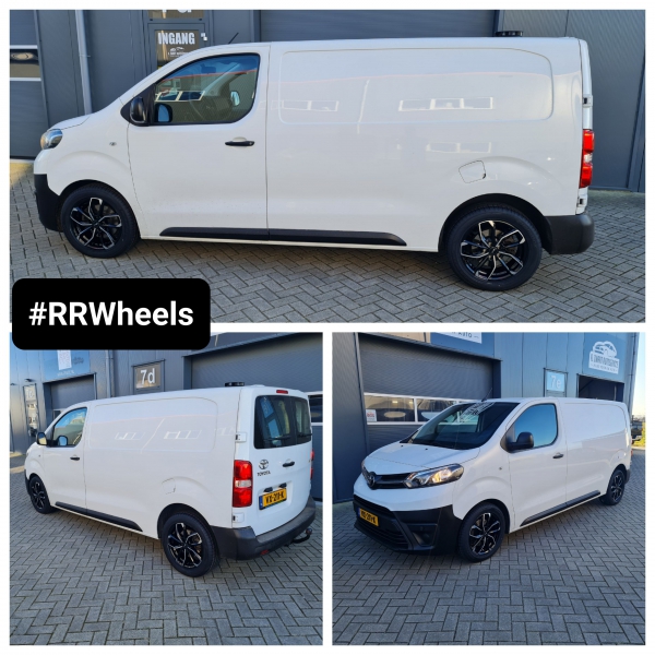 Toyota Pro Ace met nieuwe 17 inch RC Design RC34 velgen inclusief Hankook Prime 2 banden in 225 55 17