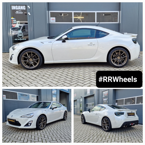 Toyota GT86 voorzien van TSW Neptune velgen in 18 inch 8J 5x100 ET35 inclusief Michelin Pilot Sport 5 banden in 225 40 18!